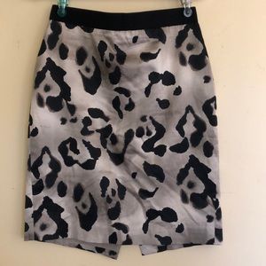 Animal print skirt by Ann Taylor